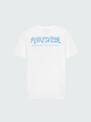 Men Organic Cotton T-Shirt in White - Splash