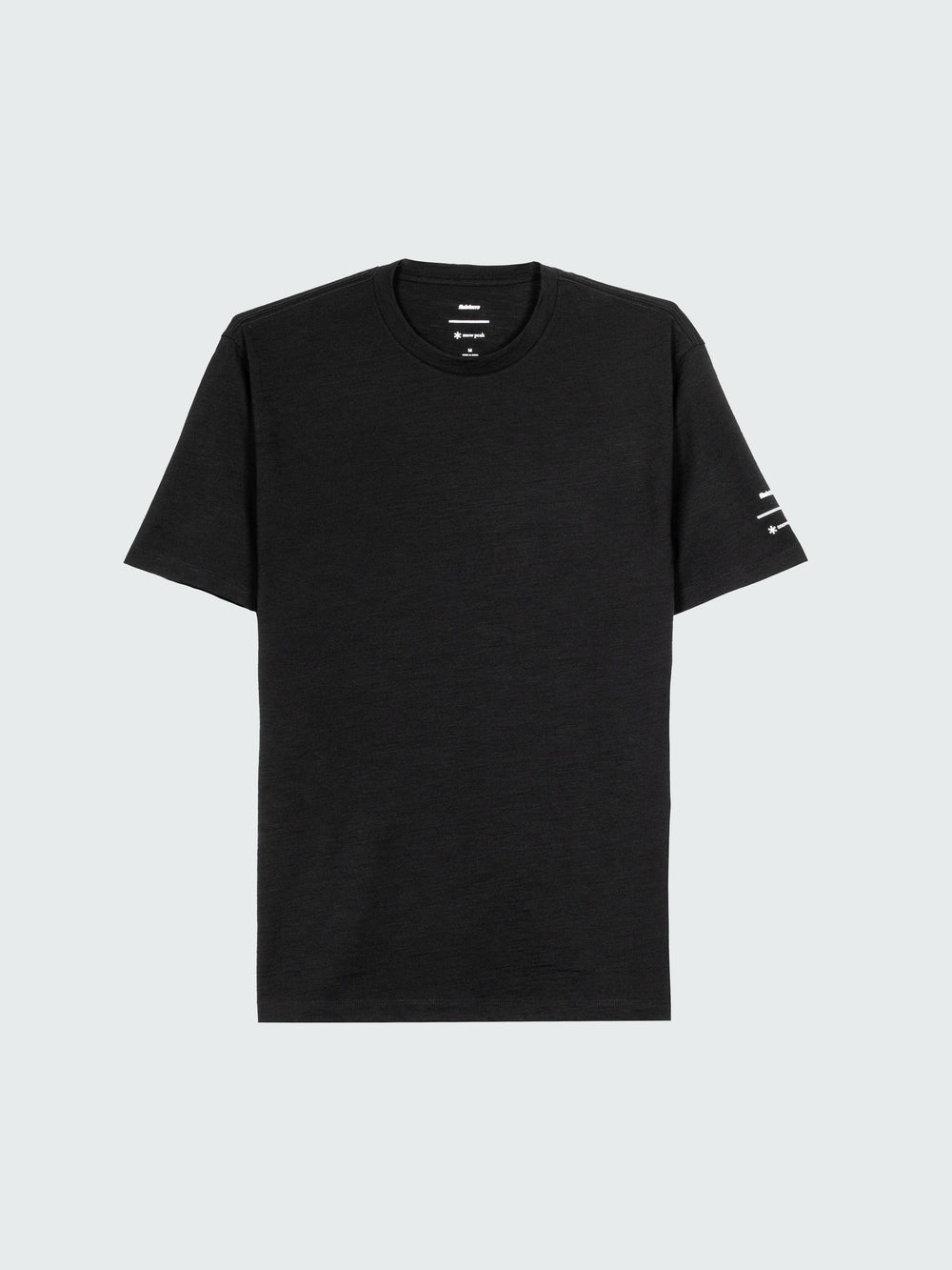 Men Snow Peak + Finisterre Merino T-Shirt in Black