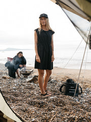 Men/Women Snow Peak + Finisterre Recycled Cap in Black