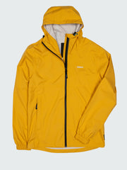 Men Recycled Waterproof Jacket in Orange - Rainbird