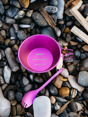 Men/Women Snow Peak + Finisterre Anodised Backpackers Cup in Anodised Pink