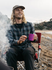 Men/Women Snow Peak + Finisterre Anodised Titanium Camp Cup in Anodised Pink