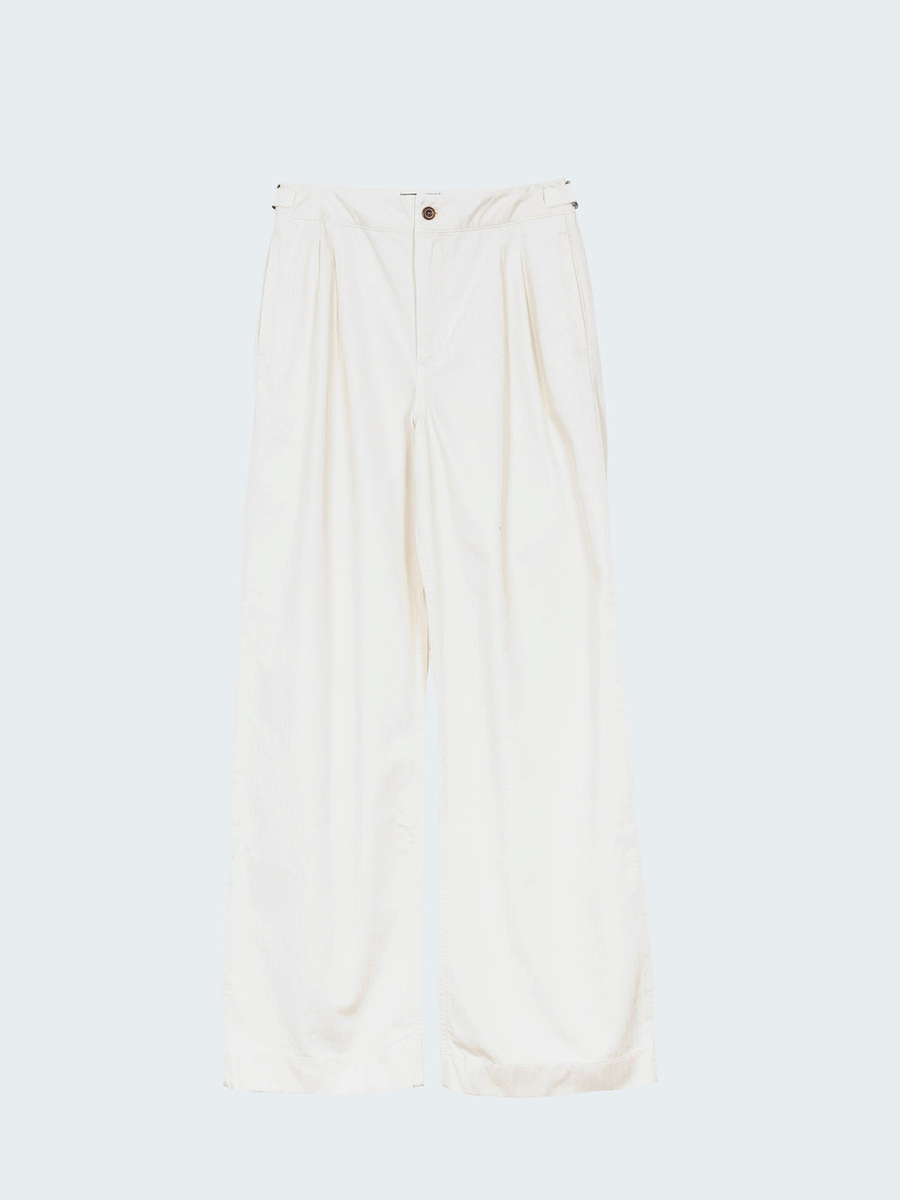 Women Organic Cotton Workwear Trouser in Ecru - Croft