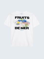 Women Organic Cotton T-Shirt in White - Fruits De Mer