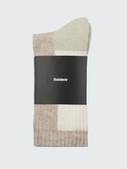 Men/Women High Tide Pattern Sock (Linen Osmosis)