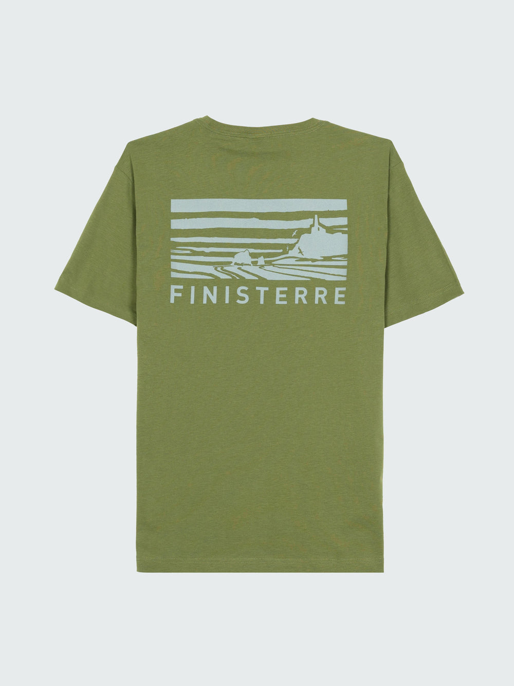 Men Organic Cotton T-Shirt in Seagrass - Cape