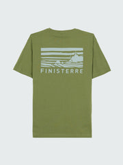 Men Organic Cotton T-Shirt in Seagrass - Cape