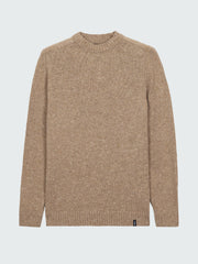Men Wool Jumper in Taupe - Furlong