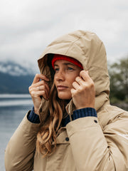 Women Recycled Waterproof Jacket in Flint - Isla