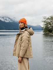 Women Recycled Waterproof Jacket in Flint - Isla