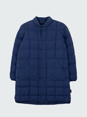 Women Recycled Insulated Coat in Blue - Lapwing