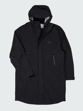 Men Recycled Longline Waterproof in Black