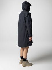 Women Longline Waterproof in Black - Stormbird