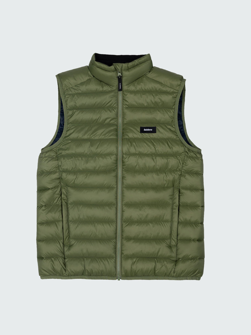Men Recycled Gilet in Seagrass - Nimbus