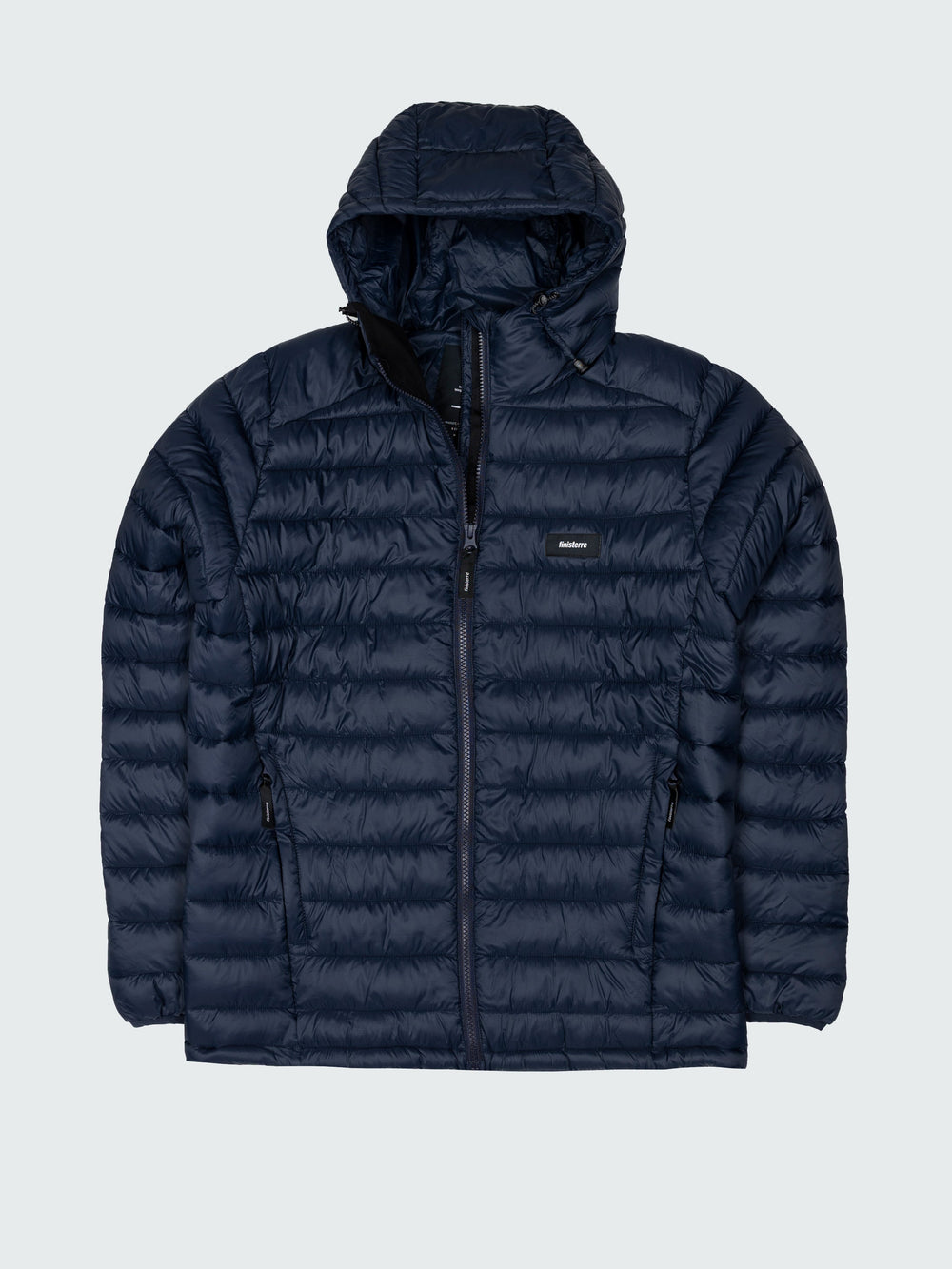 Men Recycled Hooded Jacket in Navy - Nimbus