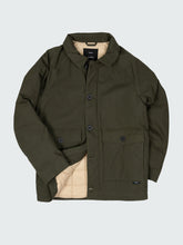 Men Recycled Insulated Jacket in Green - Shipyard