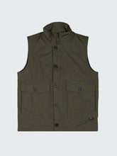 Men Recycled Insulated Gilet in Green - Shipyard