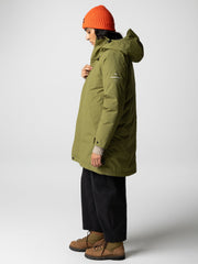 Women Recycled Waterproof Parka in Green - Skye