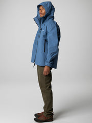 Men Recycled Waterproof Jacket in Blue - Stormbird