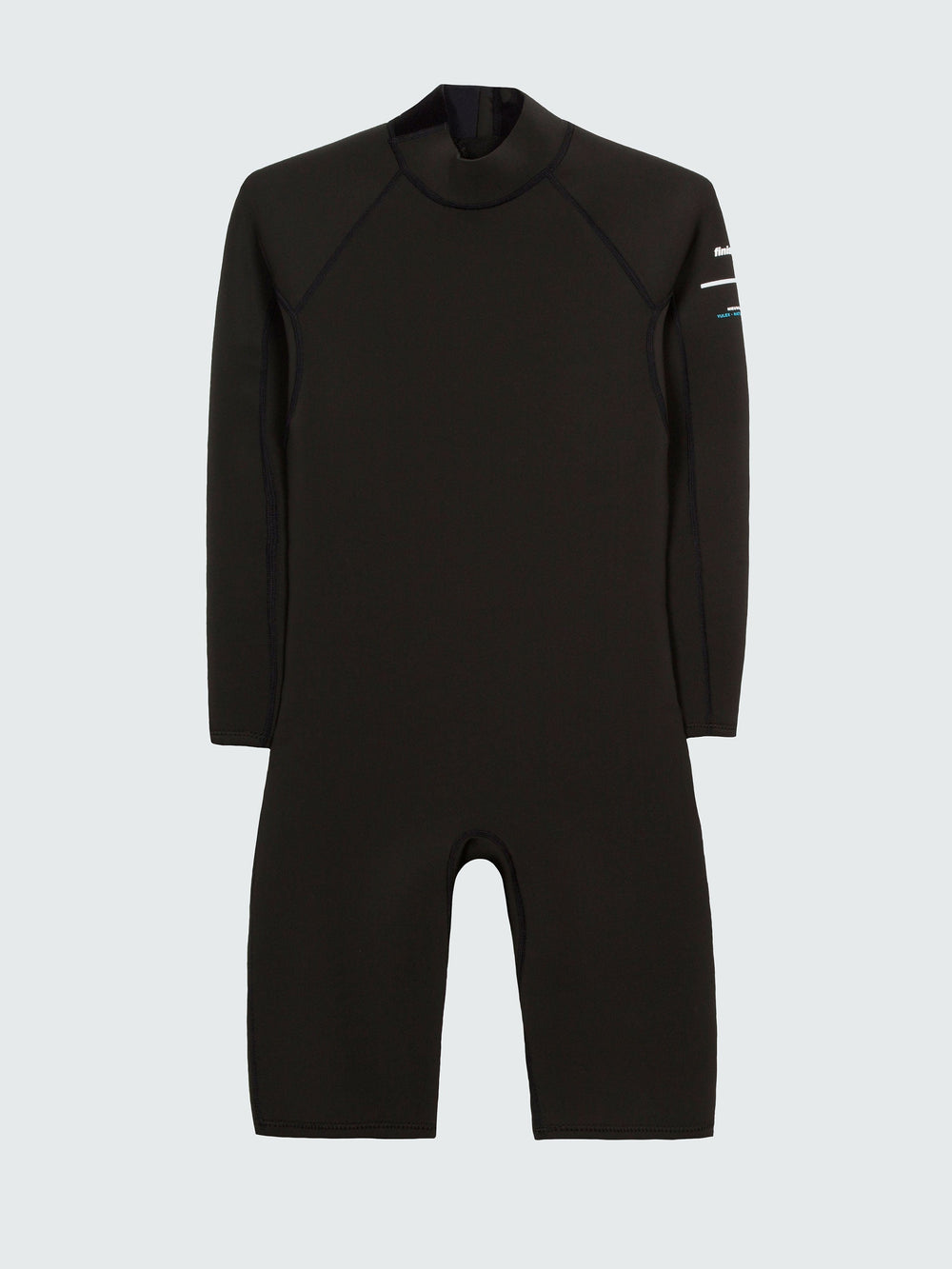 Men Nieuwland 2e Yulex Long Sleeve Shorty Wetsuit in Black