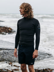Men Nieuwland 2e Yulex Long Sleeve Top in Black