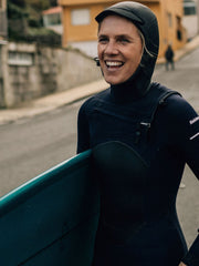 Women Nieuwland 5s Yulex Hooded Wetsuit in Ink
