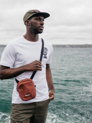 Men/Women Nautilus Pocket Pack Bag in Dark Rosewood