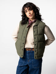 Women Lapwing Insulated Gilet in Olive