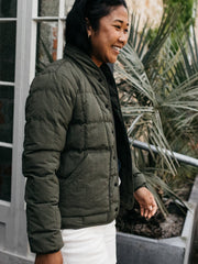Women Lapwing Insulated Jacket in Olive