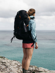 Men/Women Finisterre + Gregory Amber 54 Rucksack - Black