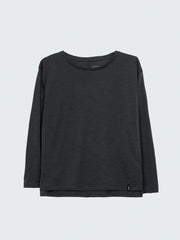 Women Merino Long Sleeve Baselayer in Raven Black - Seeker