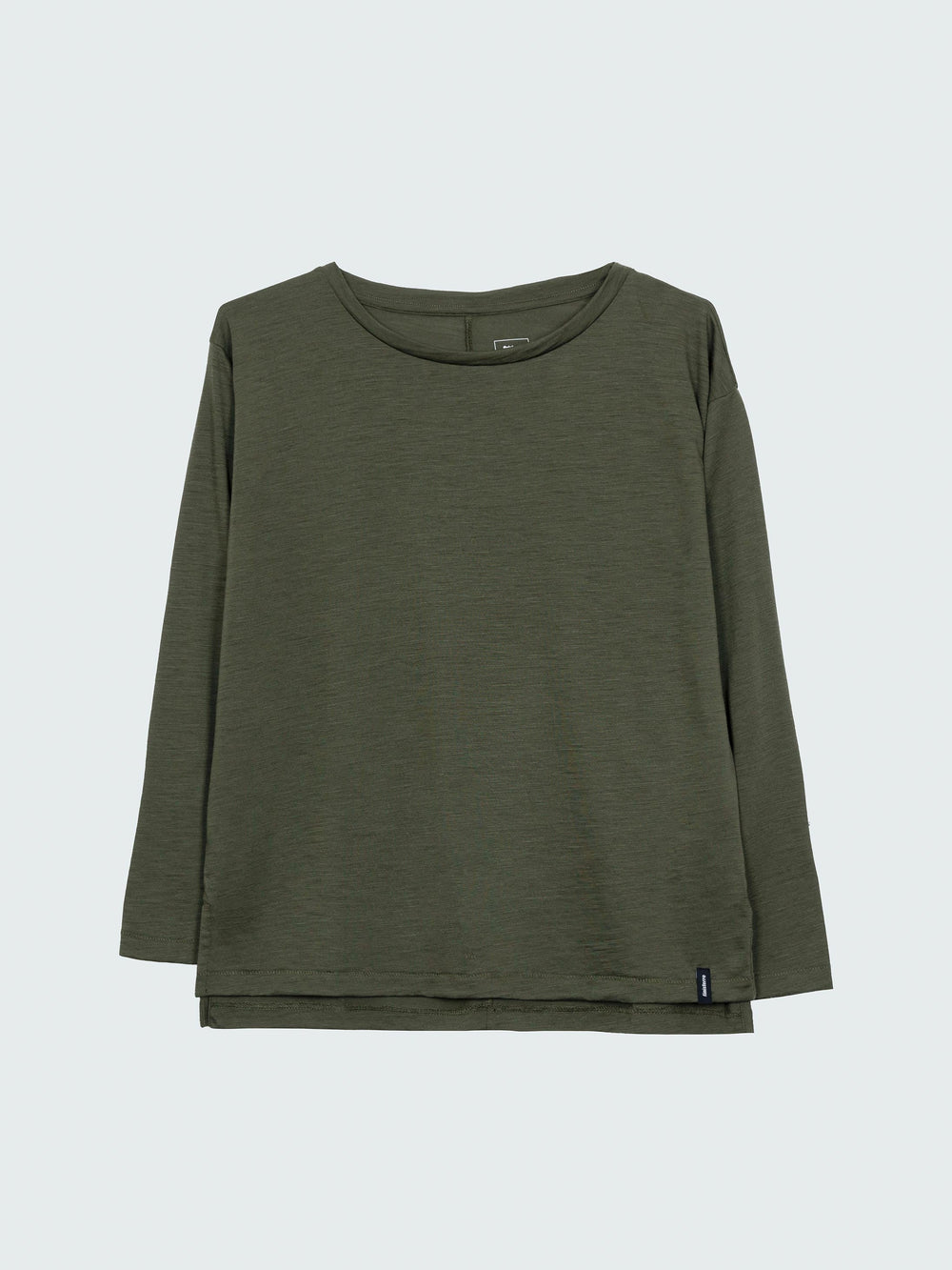 Women Merino Long Sleeve Baselayer in Olive - Seeker