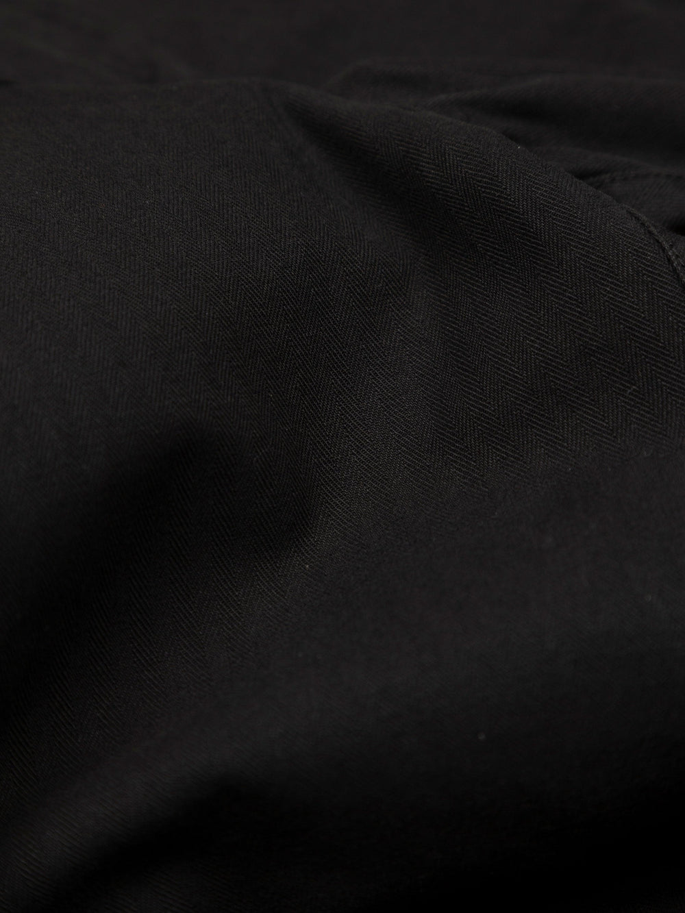 Women Organic Cotton Barrel Trouser in Black - Croft