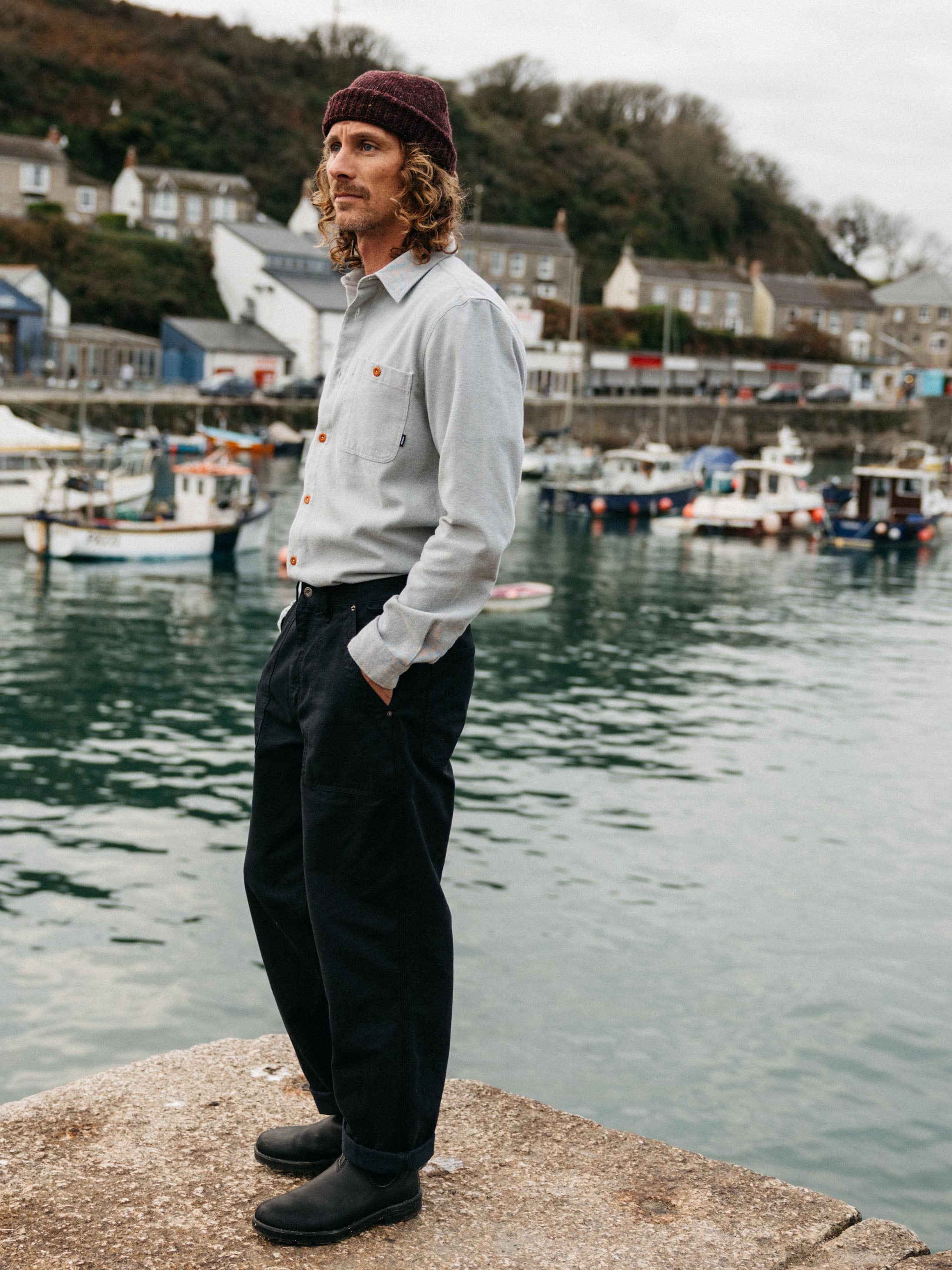 Men Basset Trouser in Black