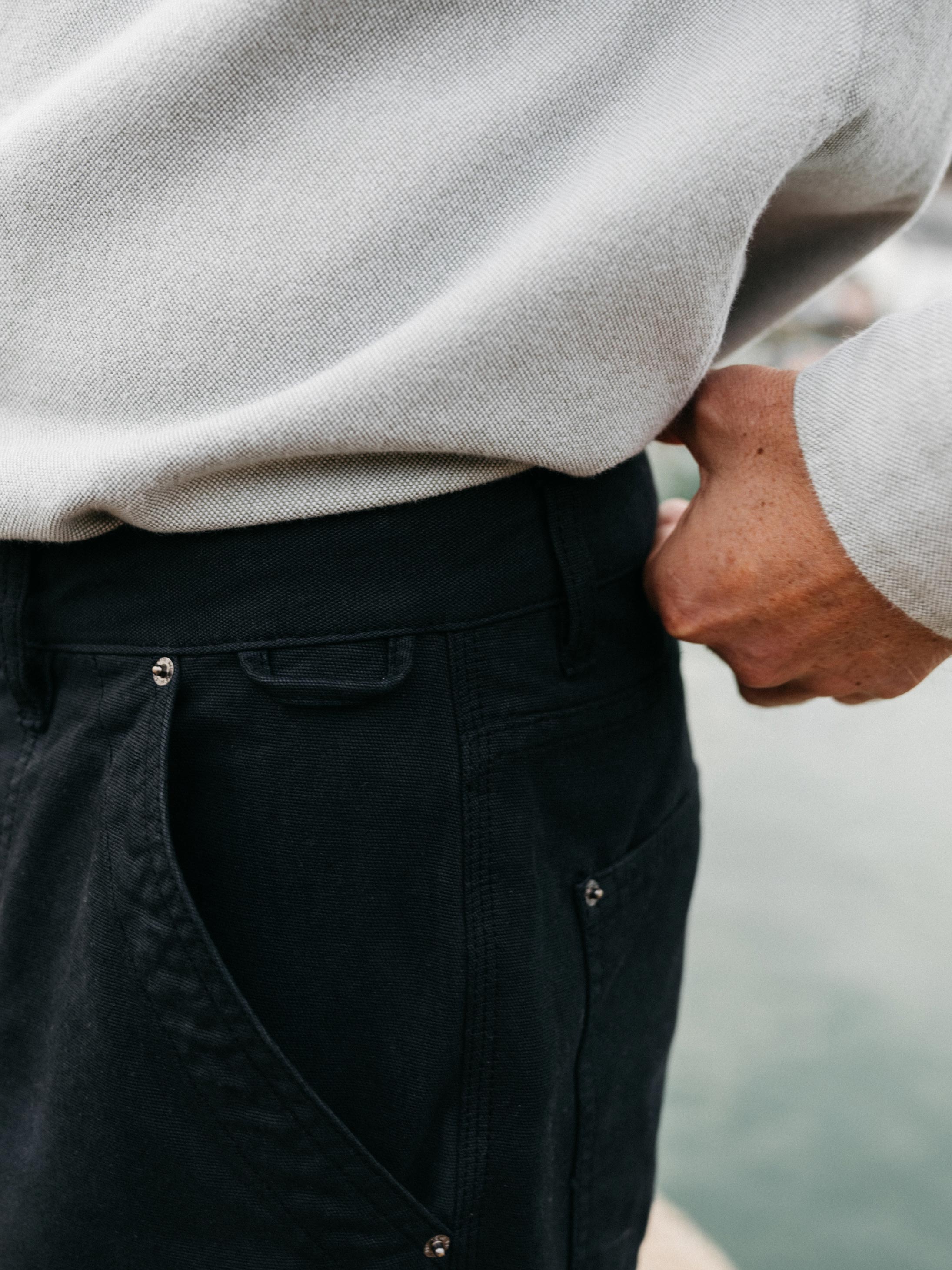 Men Basset Trouser in Black
