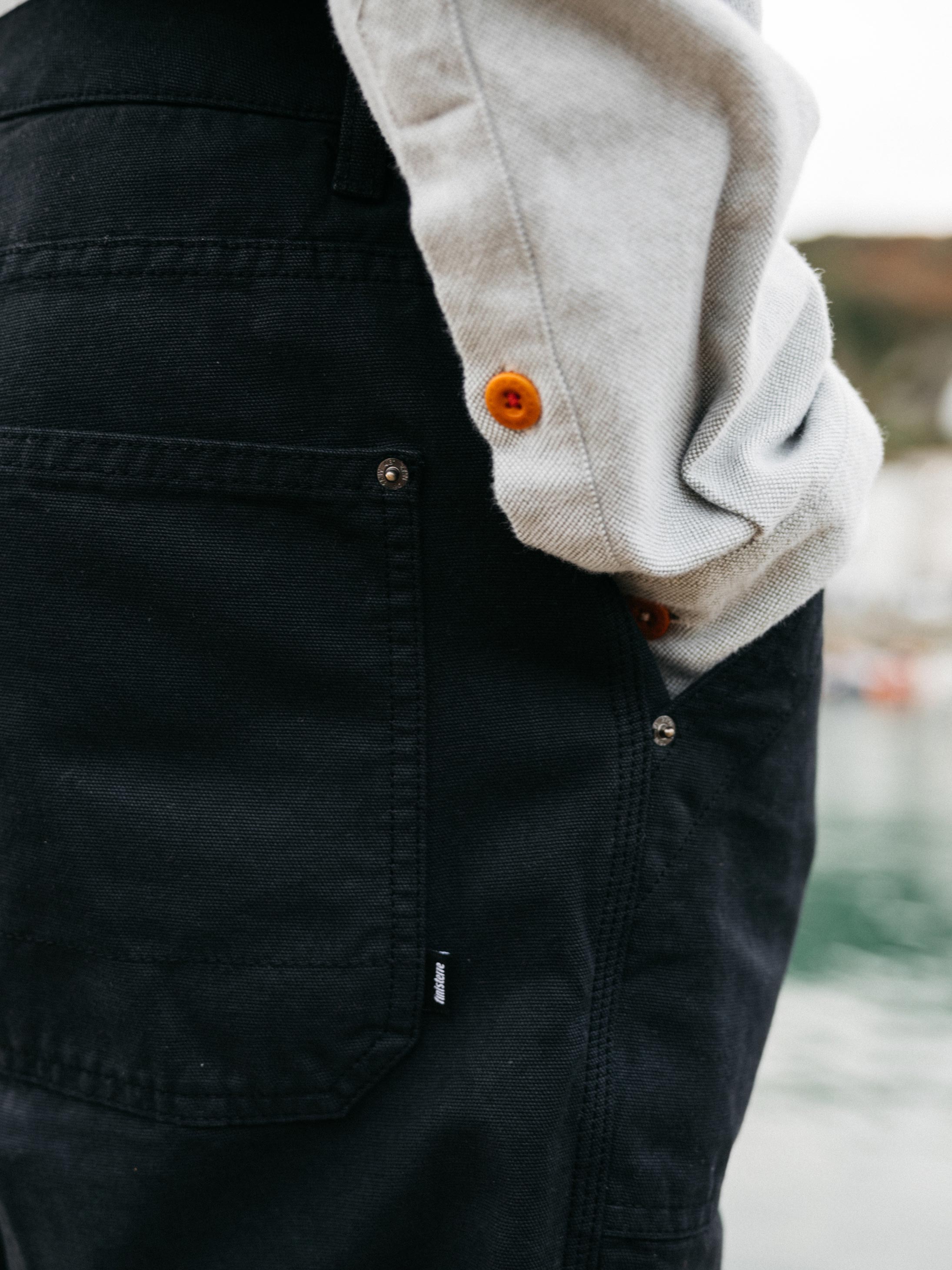 Men Basset Trouser in Black