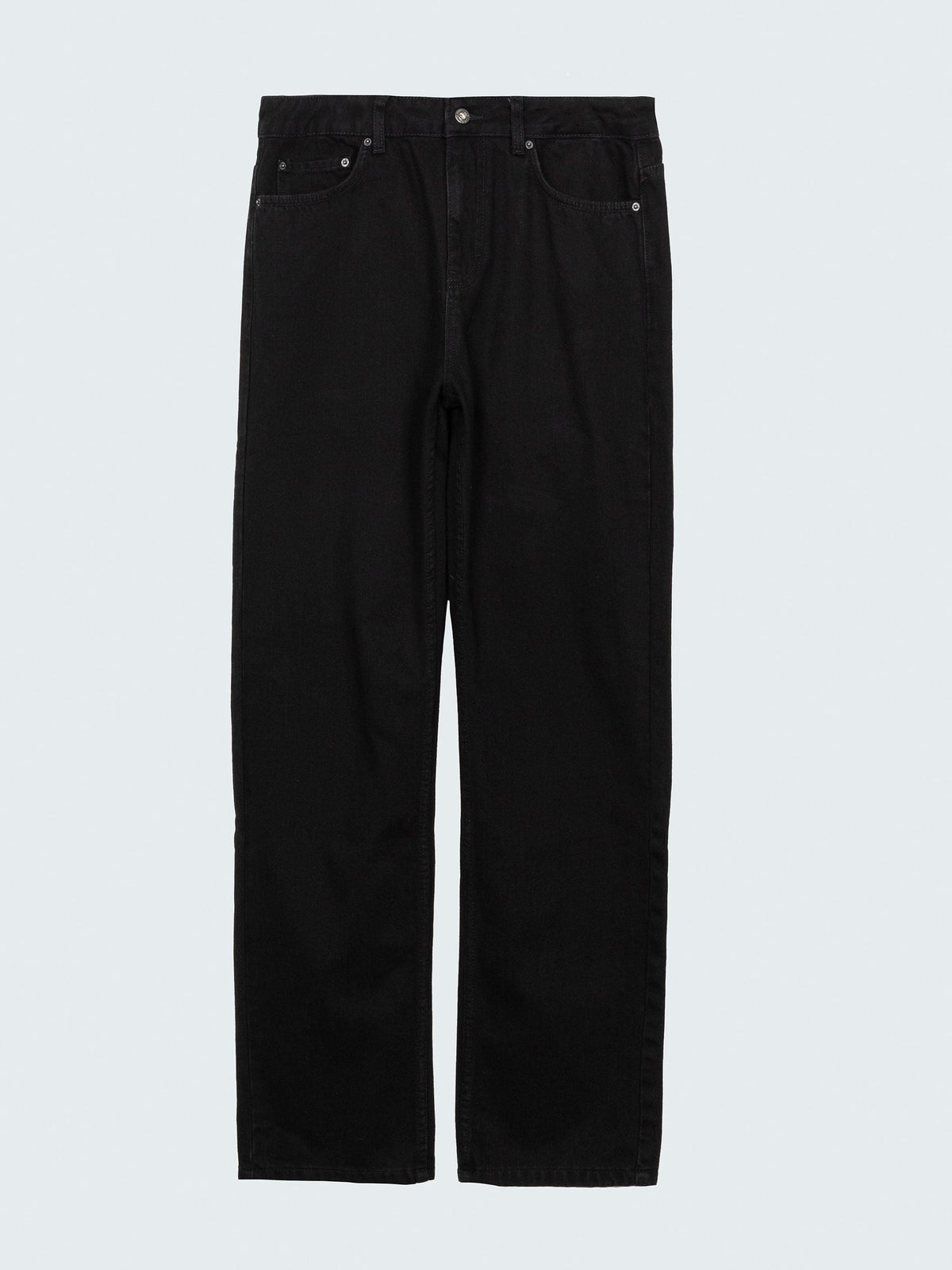 Men Organic Cotton Twill Jean in Black - Marin