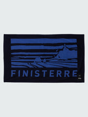 Men/Women Organic Cotton Towel in Navy/Lake - Cape