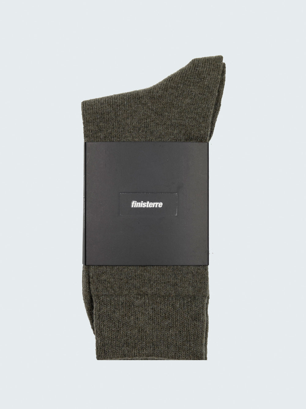 Men/Women Recycled Wool Sock in Khaki - Classic