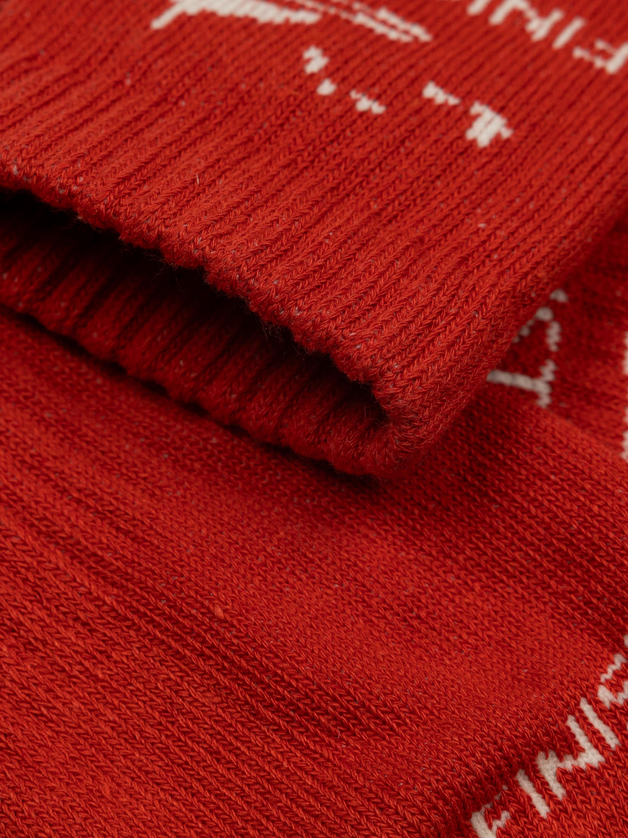 Men/Women Rossby Sports Sock in Flame/Ecru