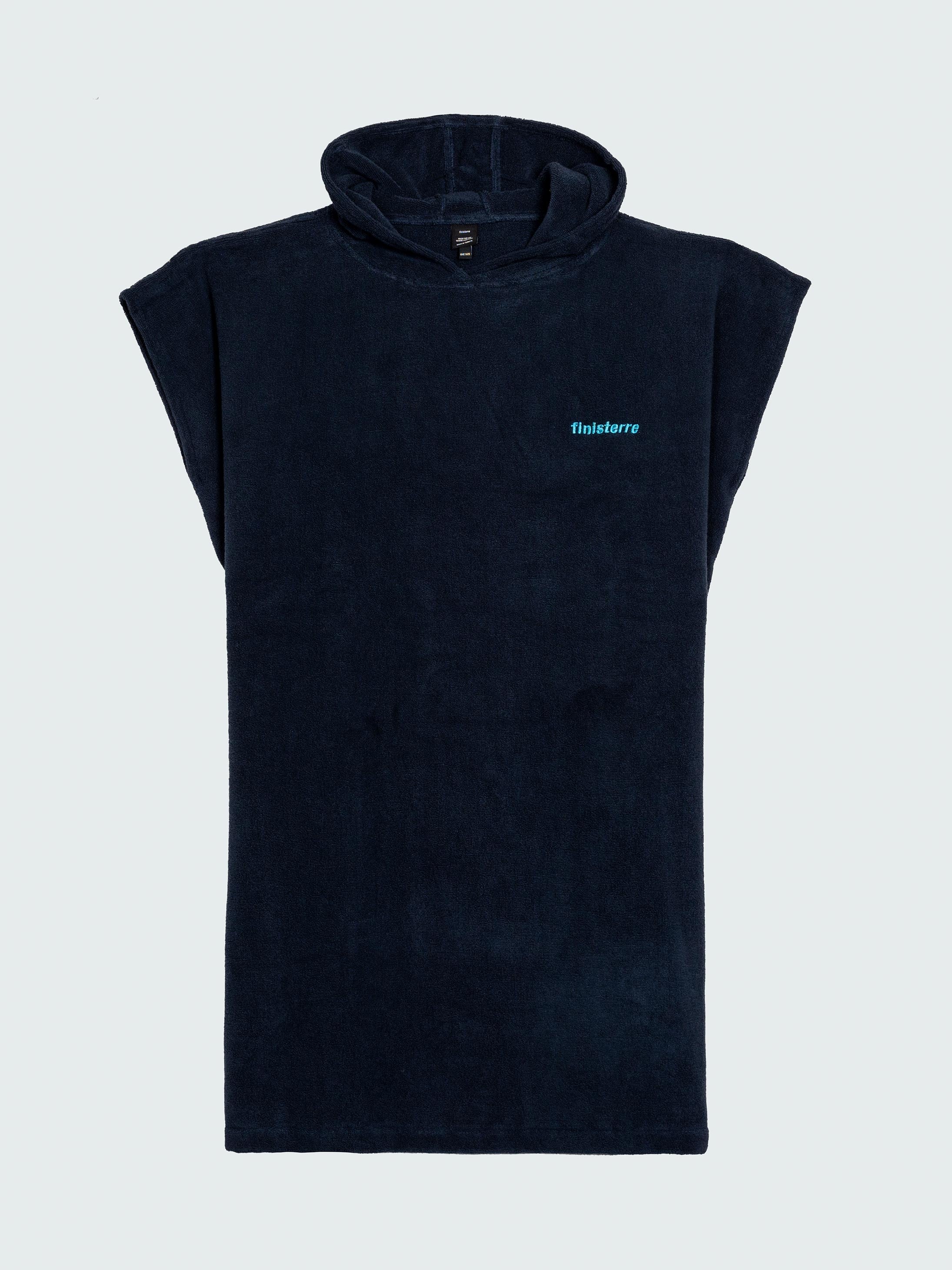 Men/Women Organic Cotton Robe in Navy - Clearwater