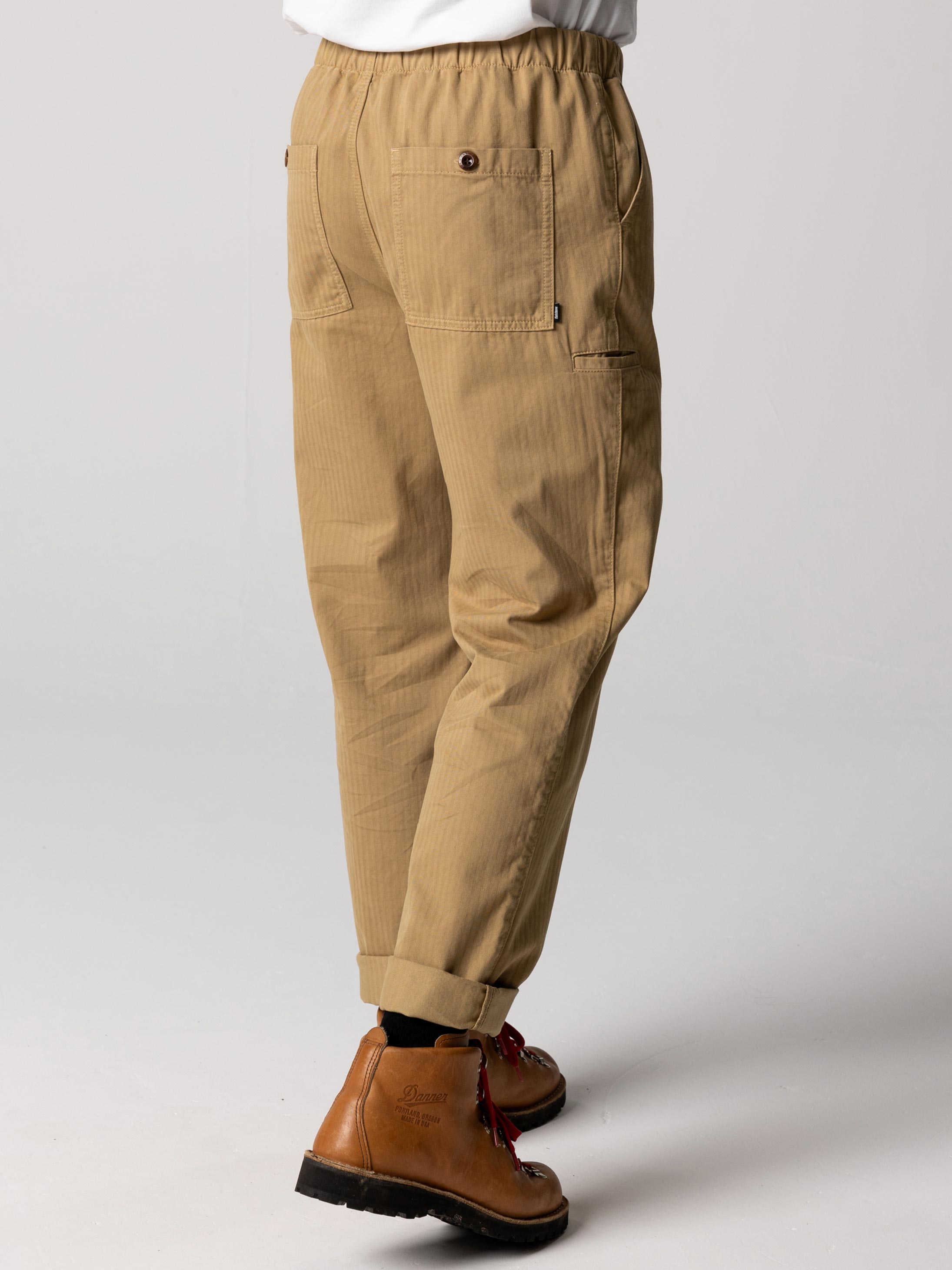 Men Organic Cotton Trouser in Flint - Tonkin