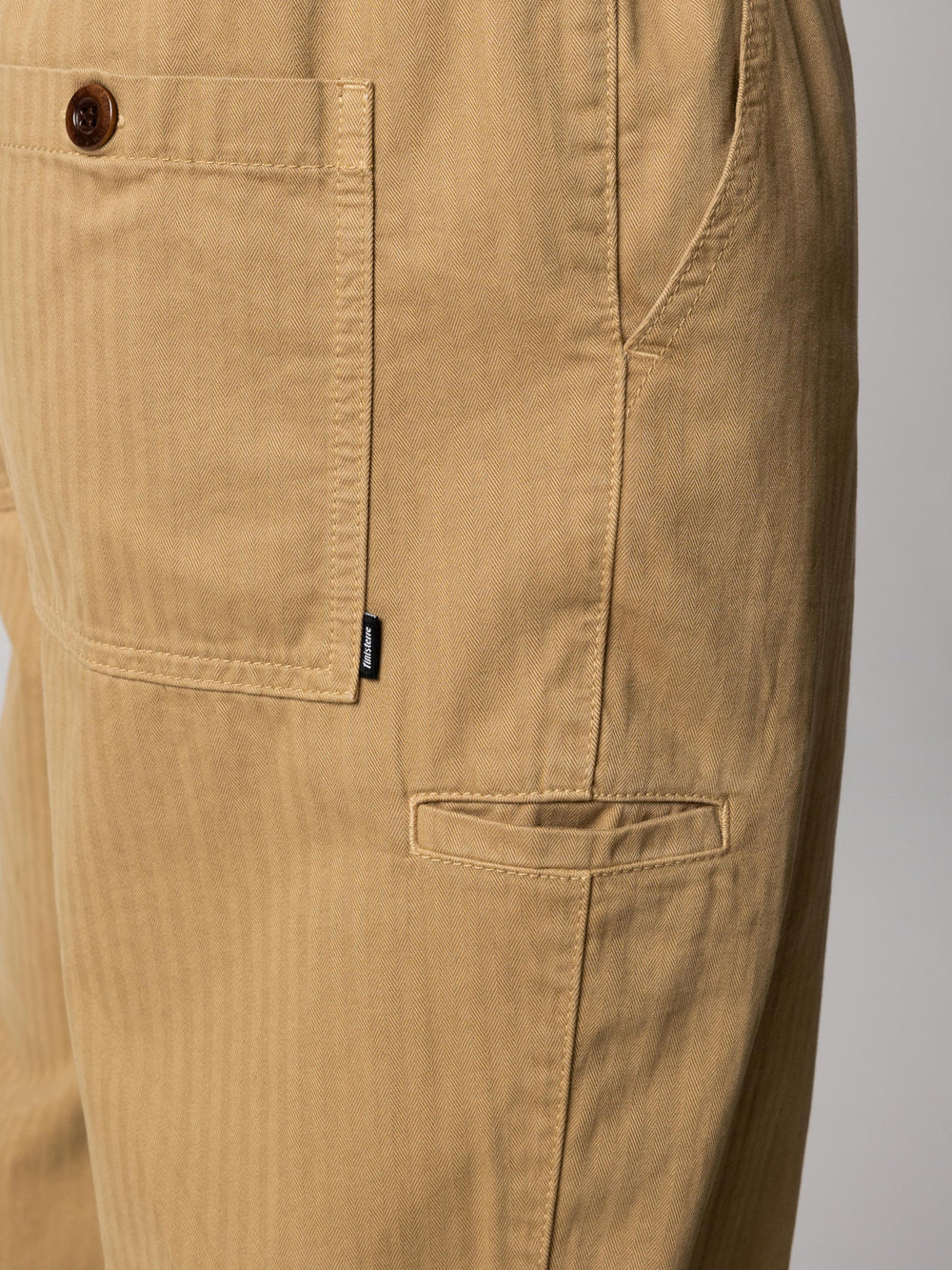 Men Organic Cotton Trouser in Flint - Tonkin