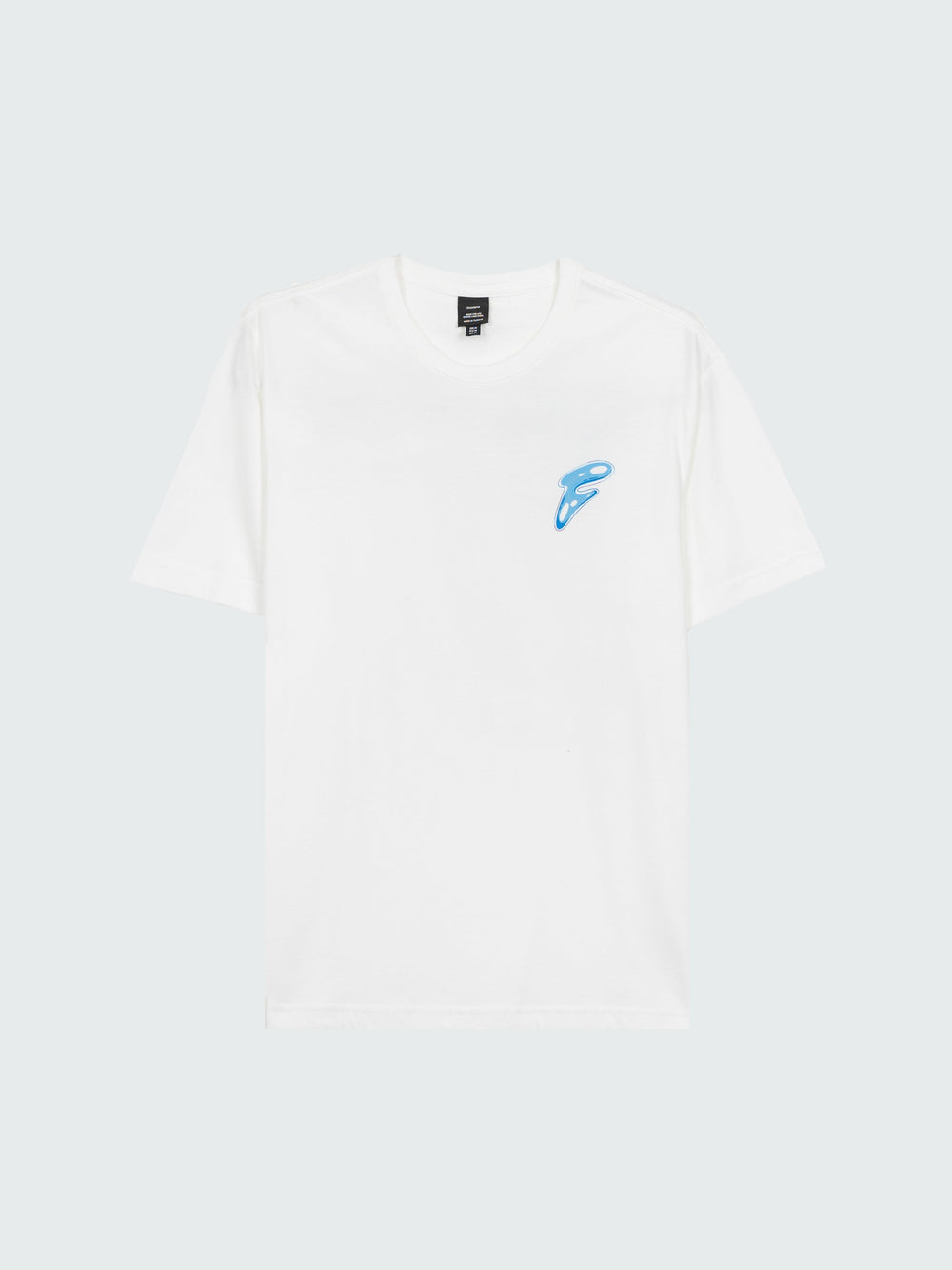 Men Organic Cotton T-Shirt in White - Splash