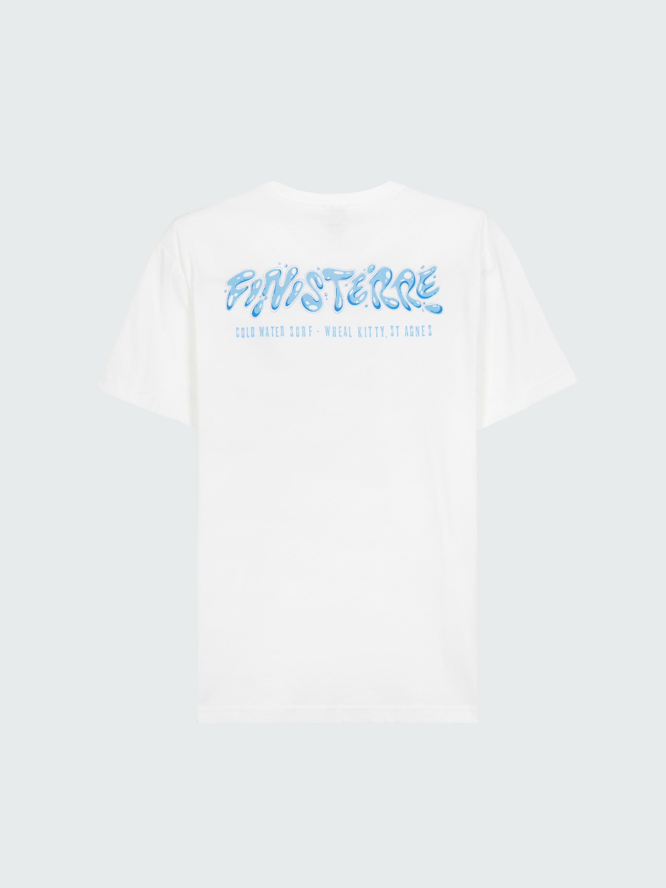 Men Organic Cotton T-Shirt in White - Splash
