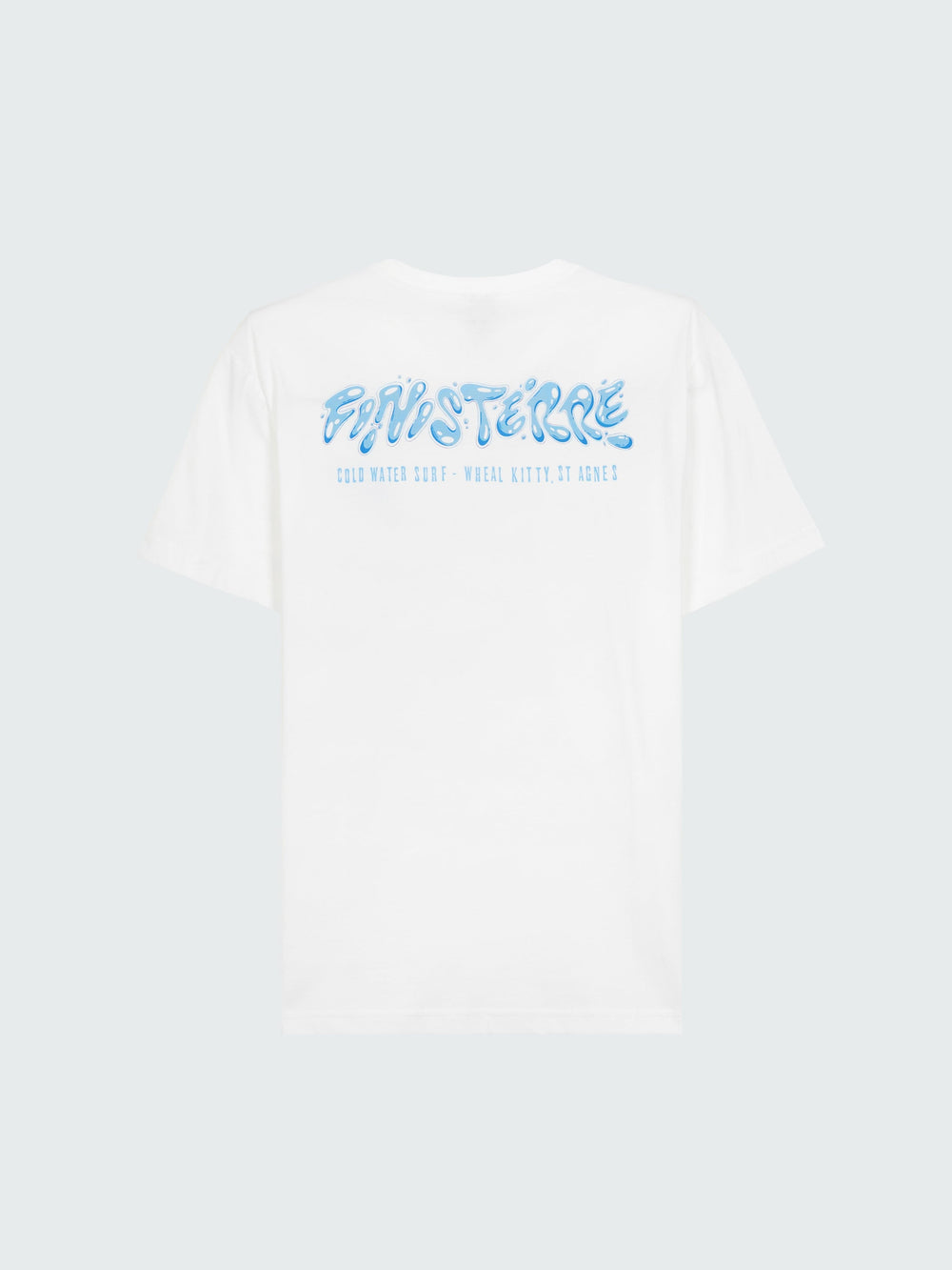 Men Organic Cotton T-Shirt in White - Splash