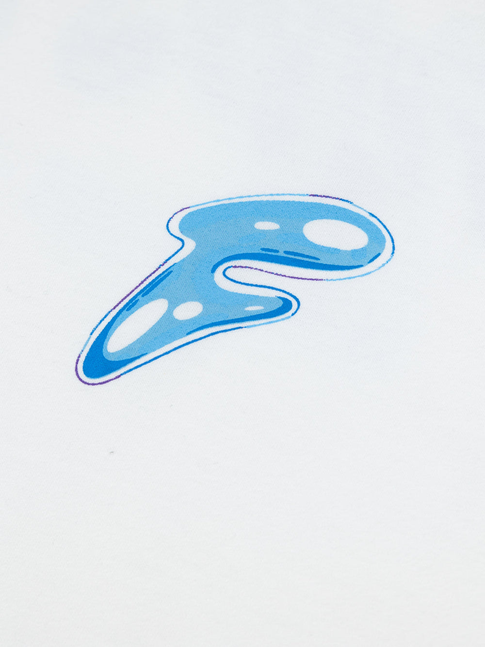 Men Organic Cotton T-Shirt in White - Splash