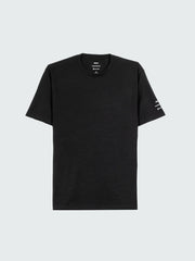 Men Snow Peak + Finisterre Merino T-Shirt in Black