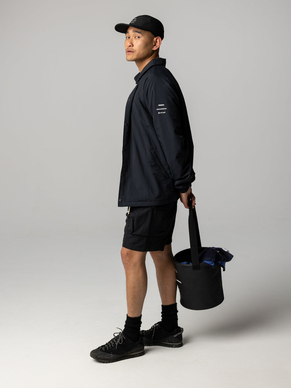 Men Snow Peak + Finisterre Daybreaker Jacket in Black