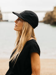 Men/Women Snow Peak + Finisterre Recycled Cap in Black